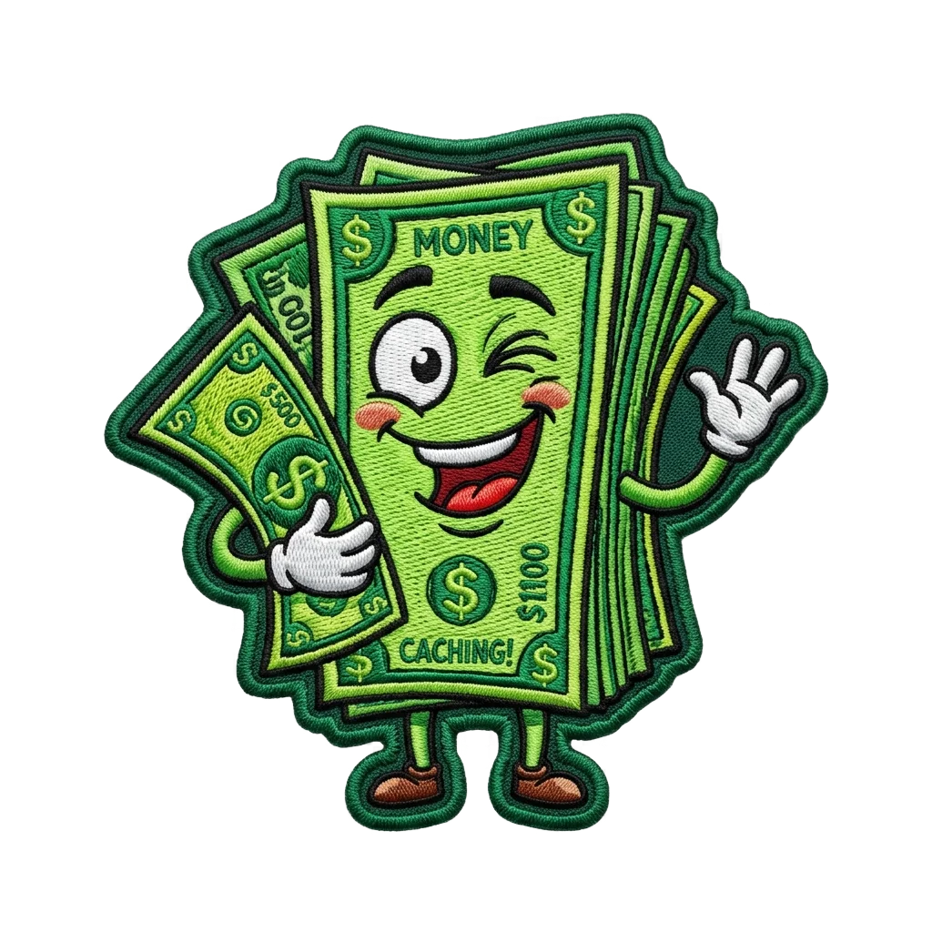 Custom Money Funny Patches