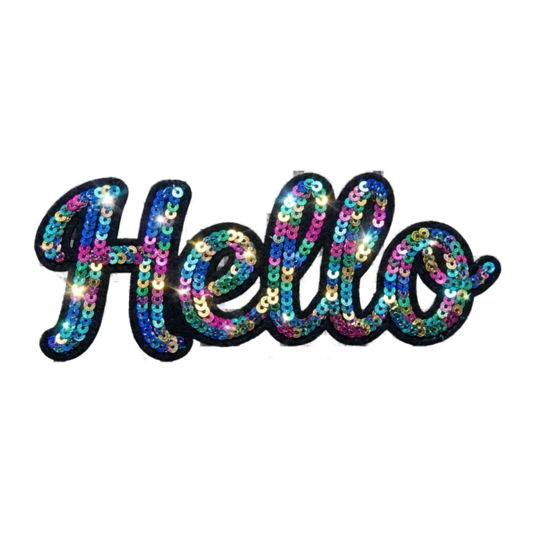 Custom Sequin Patches in hoston