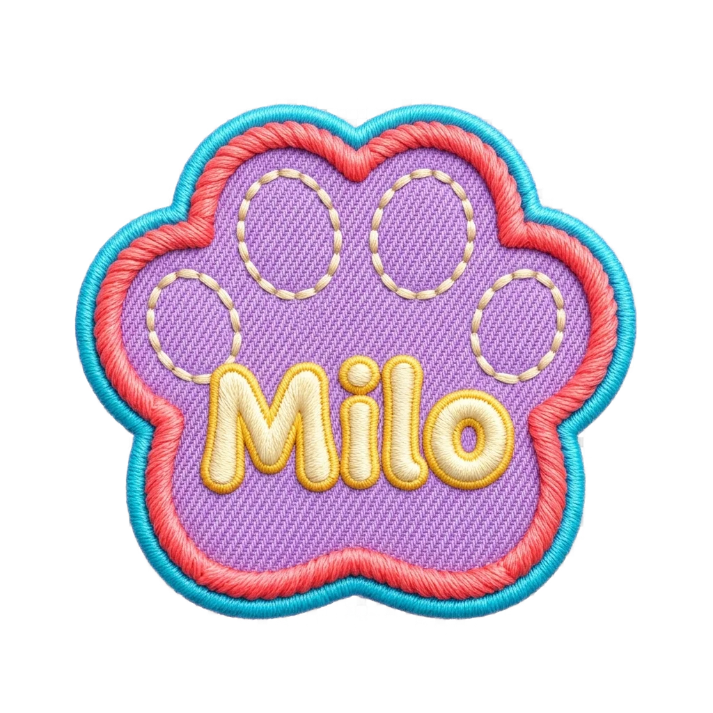 custom Pet Name Patches