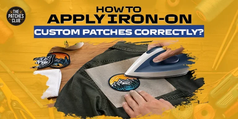 How to Apply Iron-On Custom Patches Correctly